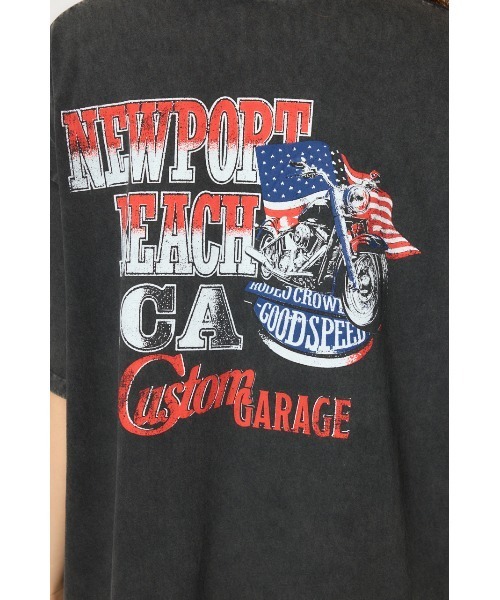 「RODEO CROWNS WIDE BOWL」 半袖Tシャツ LARGE ネイビー レディース_画像9