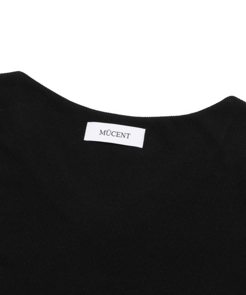 「MUCENT」 半袖カットソー FREE ベージュ レディース_画像9