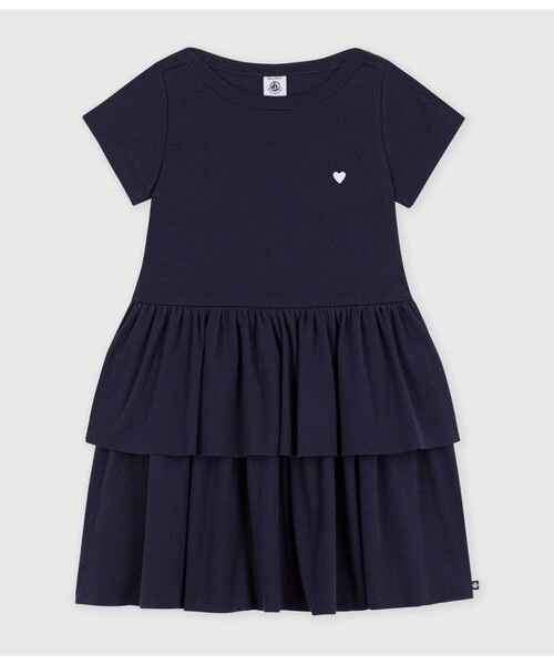 PETIT BATEAU（プチバトー） ワンピース ストライプワンピース＆ブルマ