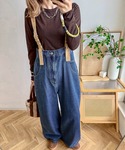サロペット オーバーオール 「AMELY×ma...の詳細画像2