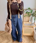 サロペット オーバーオール 「AMELY×ma...の詳細画像1