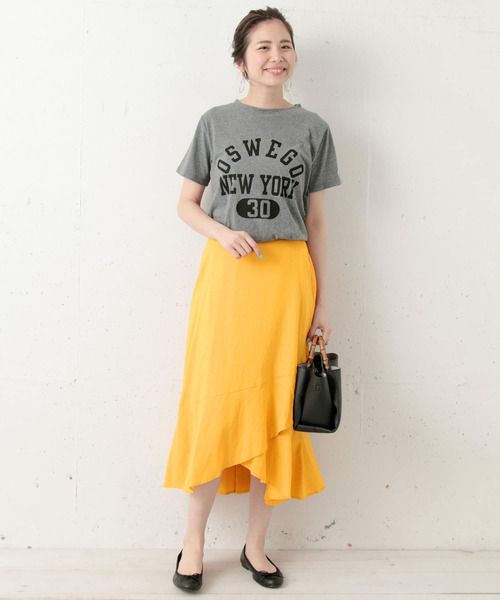 BANSAN 3Colors ラップスカート 新品未使用‼️ URBAN RESEARCH Sonny Label スカート リネンラップマキシスカート