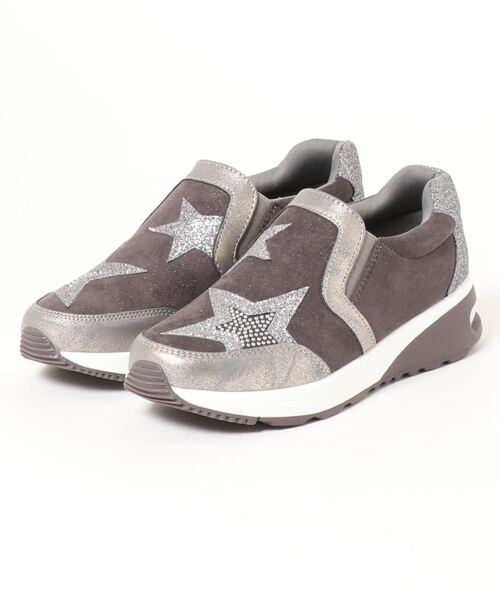 スニーカー Heal Me ヒールミー レディース 星柄ヒールアップスニーカー 1711 Zozotown Paypayモール店 通販 Paypayモール