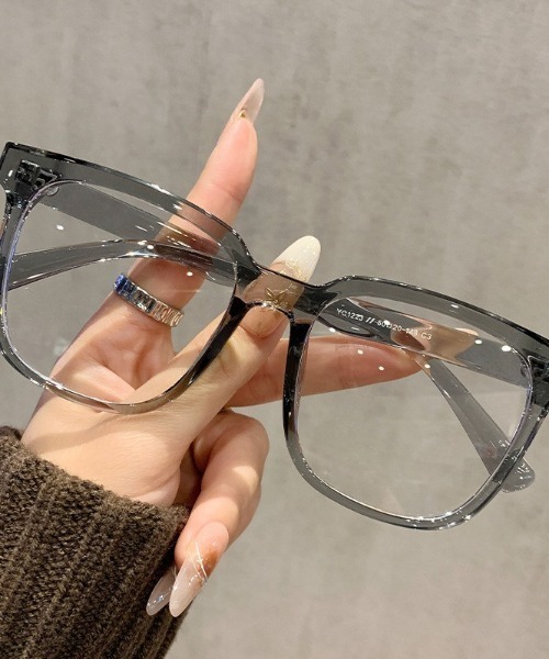 伊達メガネ メガネ 眼鏡 クリアレンズ セルフレーム ユニセックス