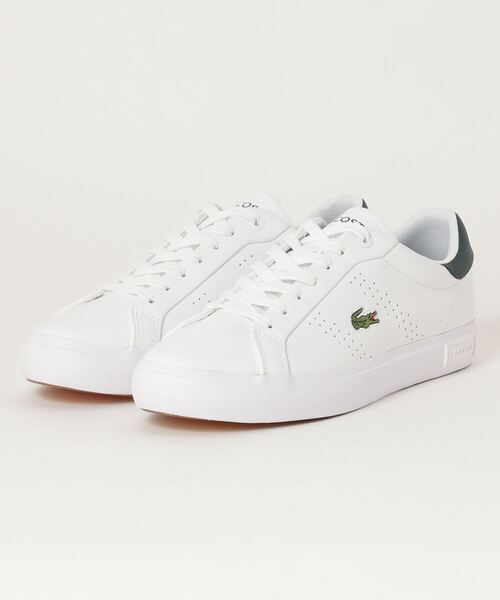 all white lacoste