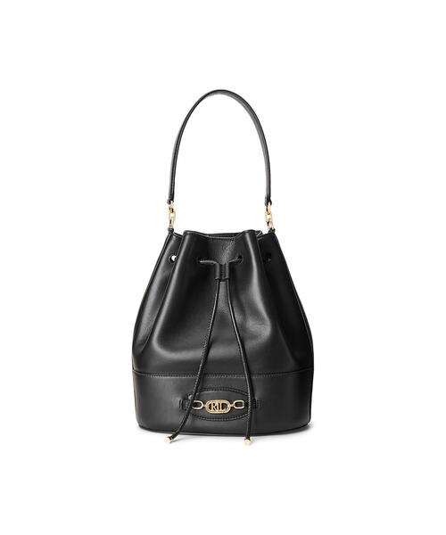 LAUREN RALPH バッグ ハンドバッグ レザー ラージ Andie ドロー 
