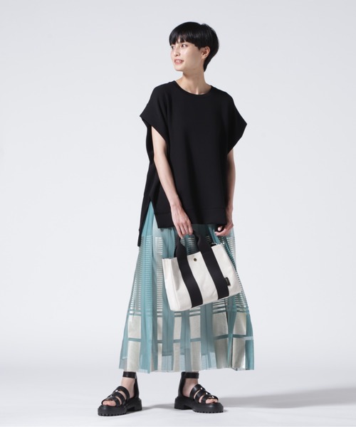 tシャツ DROIT BELLO(ドロイトベロ) ライトダンボールタンクプルオーバー レディース DROIT BELLO tシャツ BELLO(ドロイトベロ) ライトダンボール