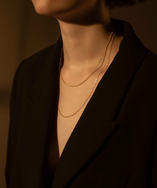 ネックレス 「les bon bon」shine long necklace BOB218 レディースの画像