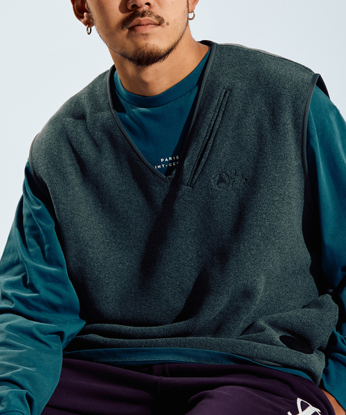 ベスト ジレ 「Paris Saint-Germain」ポーラーテック フリースベスト