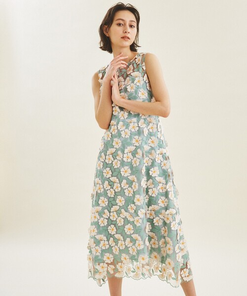 GRACE CONTINENTAL（グレースコンチネンタル） ワンピース フラワー3D