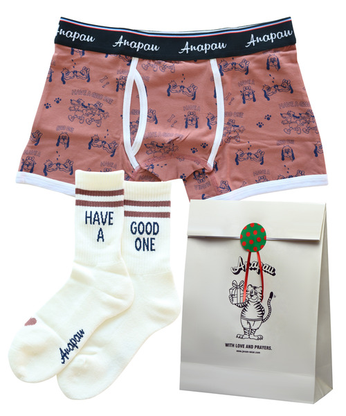 新品⭐︎Anapau アナパウ　ボクサーパンツ３枚セット　全て前開き　Lサイズ anapau（アナパウ） ボクサーパンツ 「anapau/アナパウ」ボクサー