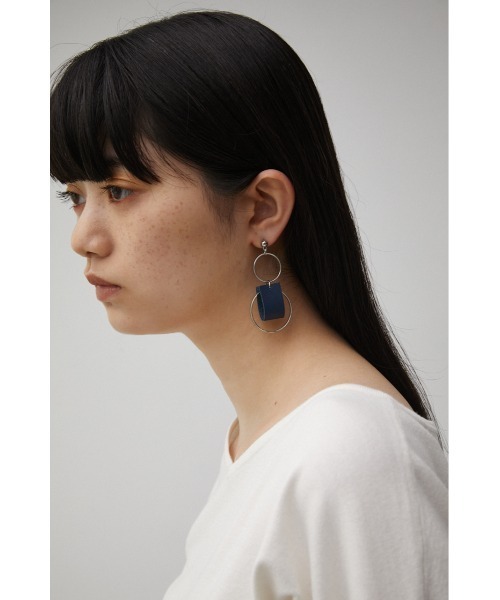AZUL BY MOUSSY（アズールバイマウジー） ピアス BICOLOR FAUX LEATHER