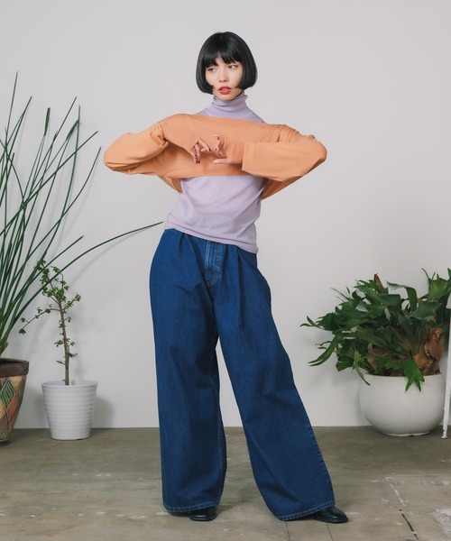 ニット セーター CURRENTAGE/カレンテージ FARBE COMBINATION KNIT ニット レディース CURRENTAGE ニット セーター CURRENTAGE/カレンテージ FARBE