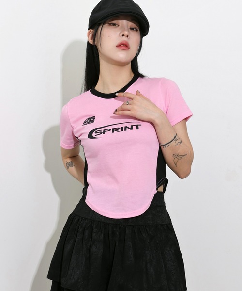 FOLLOWIN tシャツ 「デイリーヒップ!」 レタリングスポーティ