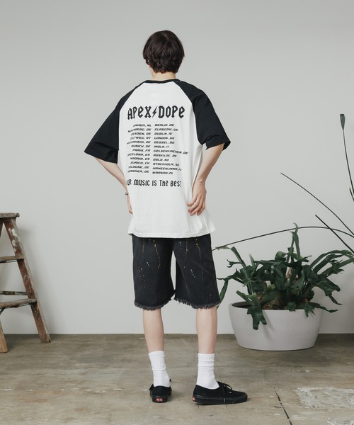 B. STAR TEE 新品タグ付き BIKE STAR tシャツ STAR/バイクスター ピグメント加工ロックT