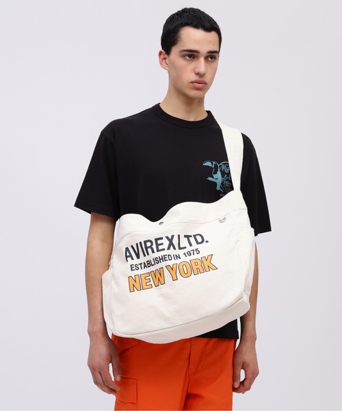 国内発/本物保証/AVIREX ニュースペーパー☆ショルダーバッグ AVIREX ショルダーバッグ NEWSPAPER BAG / ニュースペーパー