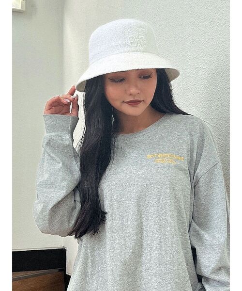 GYDA 帽子 ハット Symmetry lame embroideryニットバケット