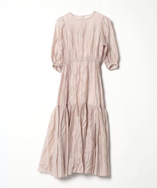 anuans 「anuans」 7分袖ワンピース FREE ベージュ レディース  