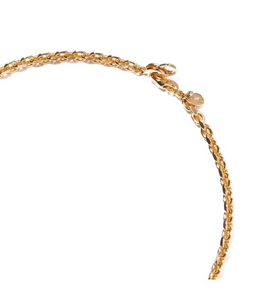 ネックレス 「IRIS 47」modern glass chain necklace/モダン グラスチェーン ネックレス レディースの画像