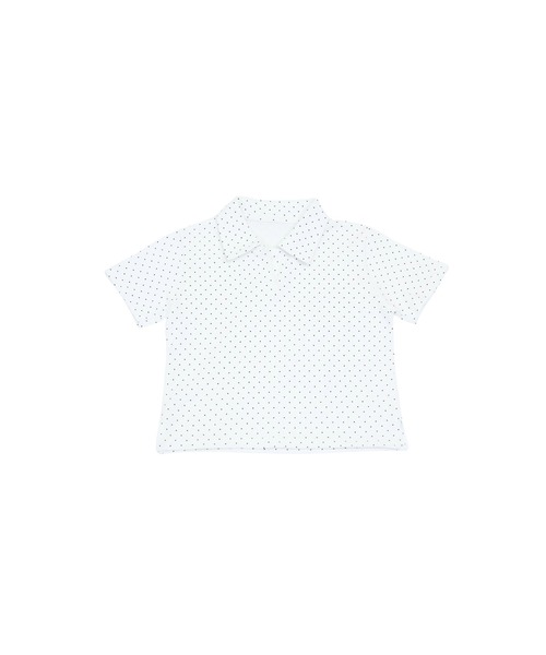 【SALE】US限定モデル！キュートなドット柄/半袖ポロシャツ【XS】トミー TOMMY HILFIGER - 【SALE】US限定モデル！キュートなドット柄/半袖