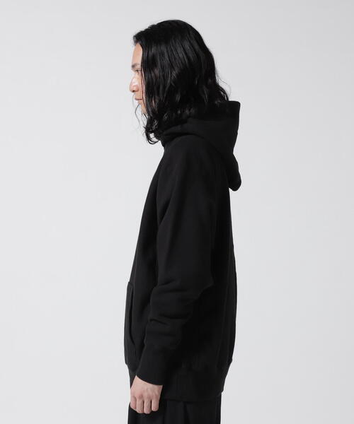 ATON パーカー (エイトン) GARMENT DYED URAKE | HOODIE メンズ