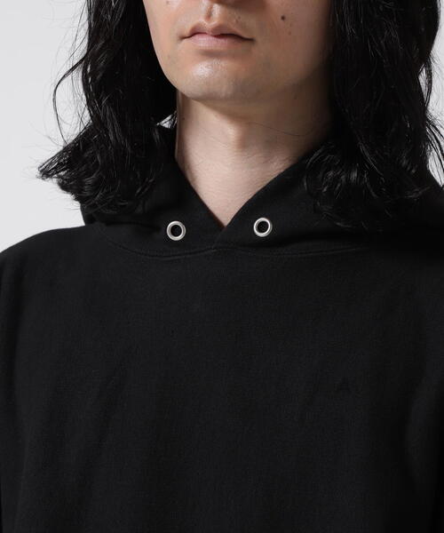 ATON パーカー (エイトン) GARMENT DYED URAKE | HOODIE メンズ