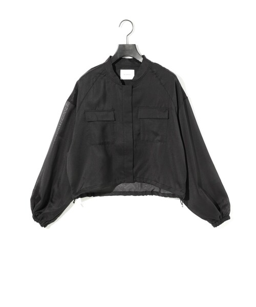 MIDIUMISOLID for Ladies ダウンベスト　ホワイト セール】 MIDIUMISOLID for Ladies Aラインノーカラーロングジレ