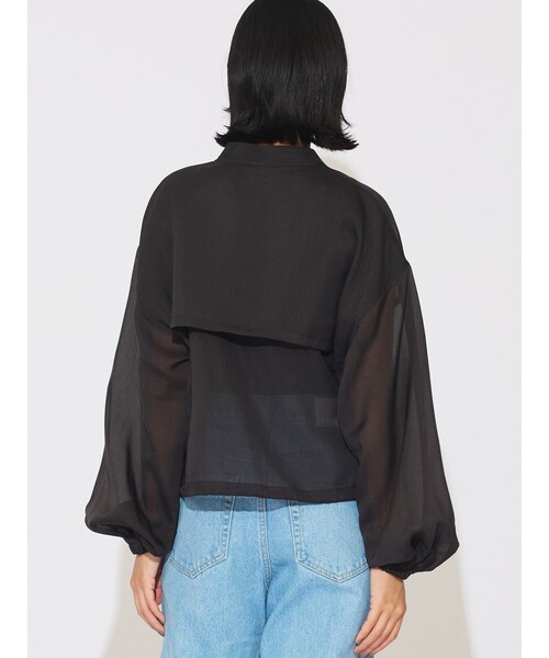 新品 MIDIUMISOLID for Ladies シアーブルゾン MARcourt｜MIDIUMISOLID for Ladies シアーブルゾン | Rakuten
