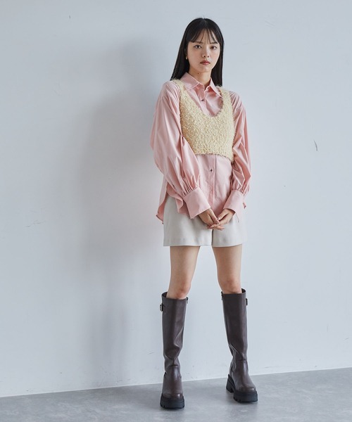 Juze ブーツ サイドバックルタンクソールロングブーツ