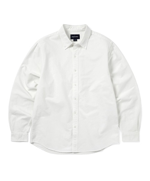 【THISISNEVERTHAT】T-Logo Oxford Shirt Grey T-Logo-Oxford-Shirt-MINT1_320x