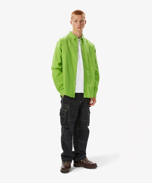 【THISISNEVERTHAT】オックスフォード S/S シャツグリーン Oxford-S-S-Shirt-Green1.jpg?v=