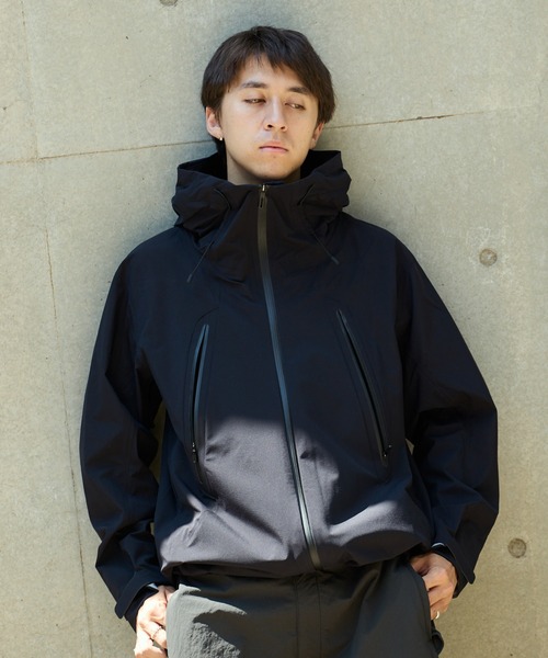 ALLTERRAIN ハードシェルジャケット L ブラック DESCENTE ALLTERRAIN HARD SHELL JACKET CREAS デサントオルテ