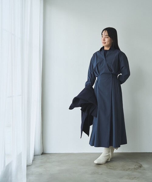 RONEL ワンピース カシュクールシャツドレス : ZOZOTOWN Yahoo!店