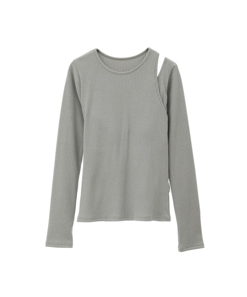 tシャツ Julier (定番)リブロングスリーブプルオーバー レディース