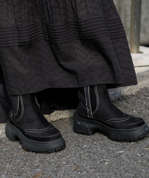 PAES（ペイズ） ブーツ PAES VEGAN LEATHER BOOTS レディース