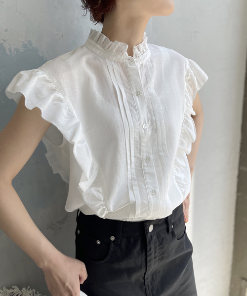 「Spick & Span」 ノースリーブブラウス「Hyuコラボ」 FREE ホワイト レディース Spick＆Span 「Spick & Span」 ノースリーブブラウス FREE