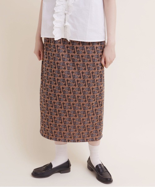 didizizi ディディジジ FISH ジャカード スカート 今期 新品 AMBIDEX Store ○FISH ジャカード スカート(F チャ): l'atelier