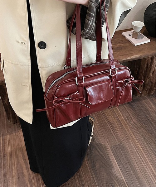 LEXDRAY ボストンバック　美品。 予約販売】レザーボックスボストンバッグ | KISHIKA