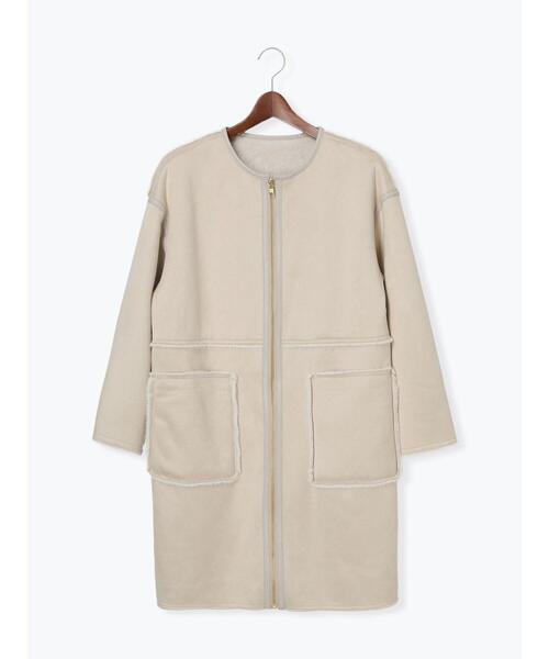 Te chichi コート アウター リバーシブルファームートンコート
