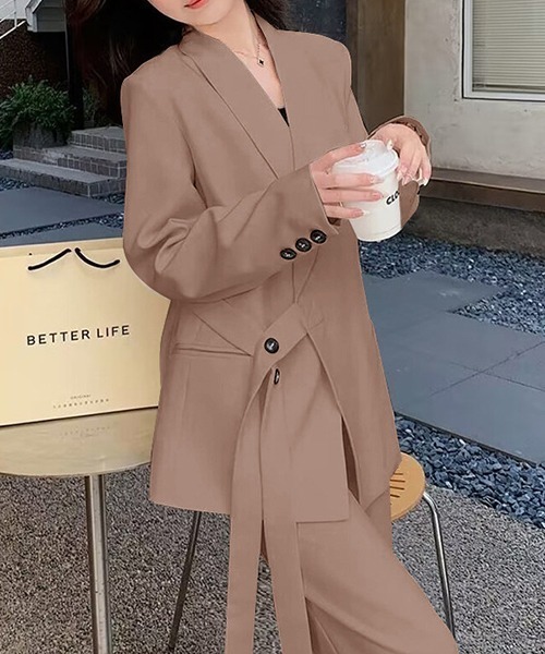 gossip!ロサンゼルス セットアップ YUGA サイドストラップジャケット