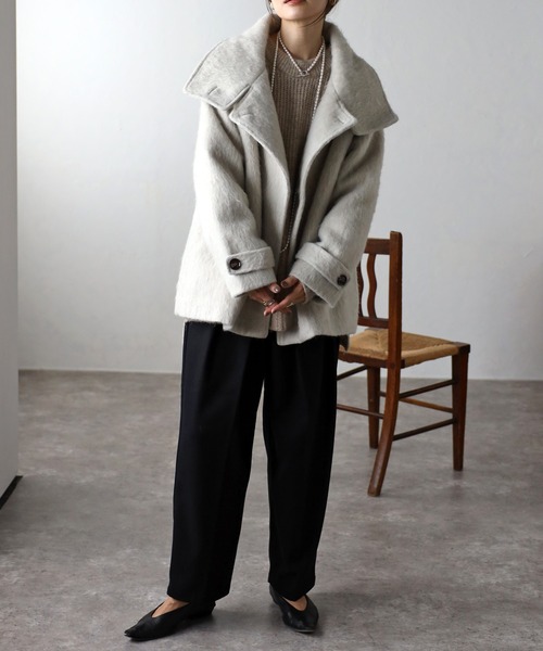 Bonjour Sagan（ボンジュールサガン） ステンカラーコート FREE