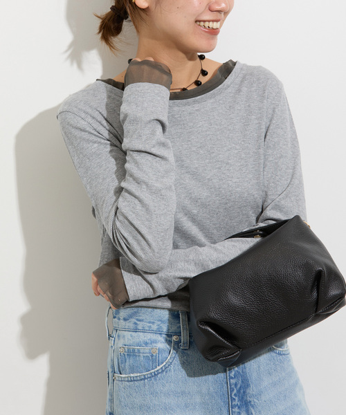 tシャツ 「追加2/2枚セット」3WAYチュールレイヤード T レディース