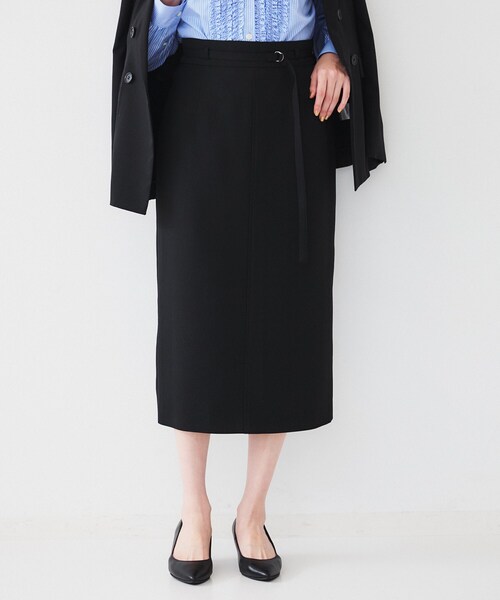 アンタイトル（UNTITLED）/【接触冷感UVセットアップ可能】ライトウェイト ナロースカート UNTITLED（アンタイトル） スカート 「接触冷感/UV/セットアップ可能