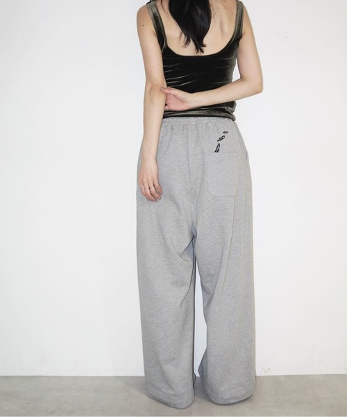 musubore スウェットパンツ ジャージ buggy print sweat PT