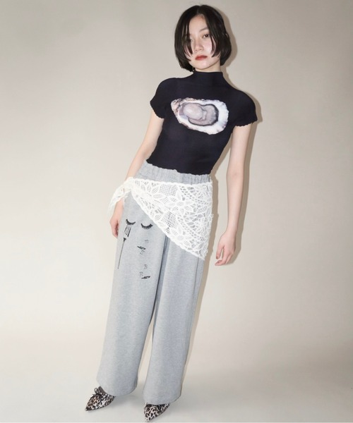 musubore スウェットパンツ ジャージ buggy print sweat PT