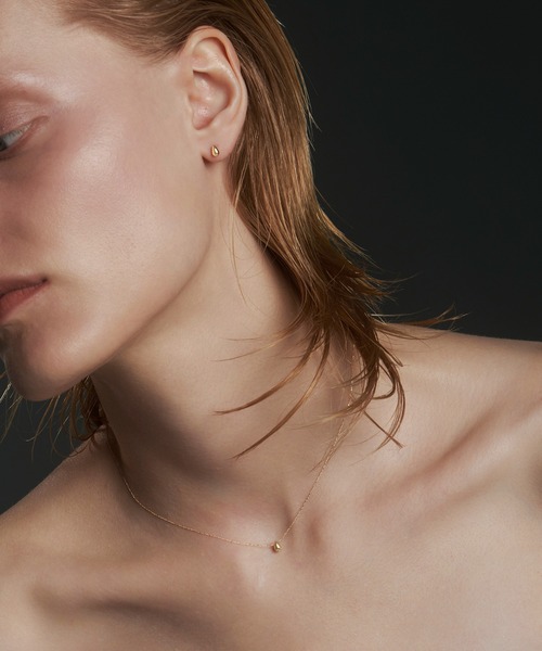 les bonbon ネックレス 「les bon bon」K18 drip necklace /ドリップ S
