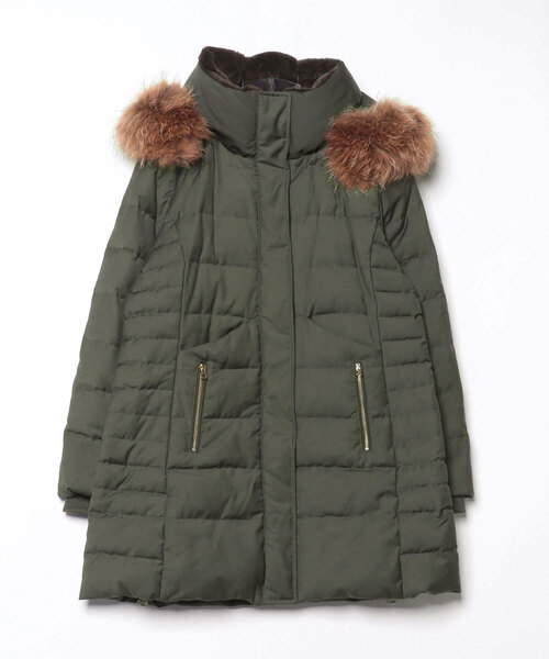 RUIRUE BOUTIQUE（ルイルエブティック） ダウンコート 3L カーキ
