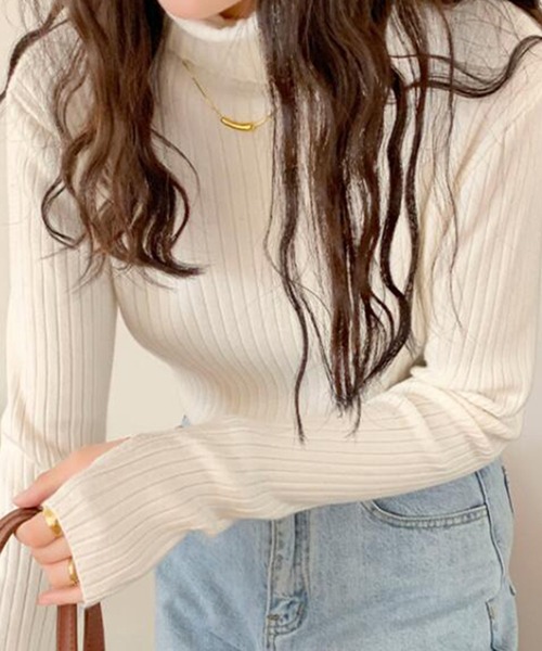 「Ulysses」 「Doula Doula」タートルネックニット F グリーン レディース_画像2