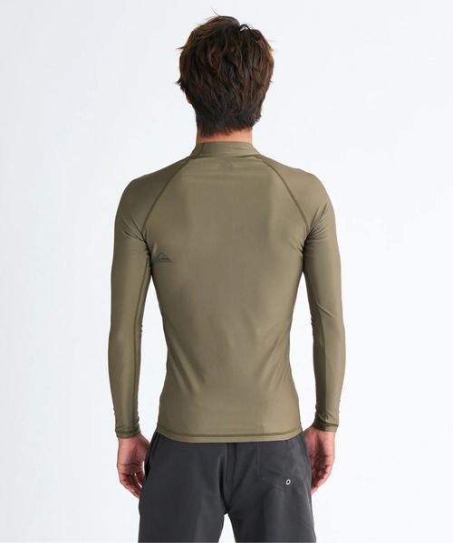 美品 Quiksilver HORIZON クイックシルバー カーキ 41L Quiksilver（クイックシルバー） ラッシュガード ALL TIME LR YOUTH