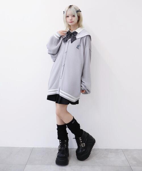Whinny カーディガン Whinny/天才秀才クールな学生カーディガン